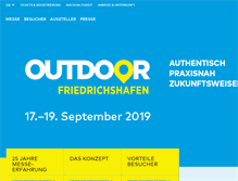 Tablet Screenshot of outdoor-show.de